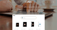 Desktop Screenshot of doofinder.com
